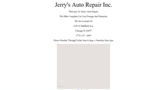 Desktop Screenshot of jerrys-auto-repair.com